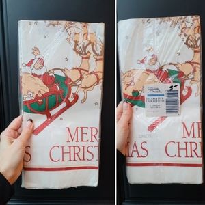 Vintage Christmas tablecloth NWT